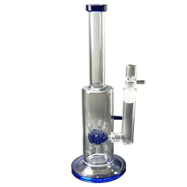 13" Straight Sprinkler Perc Glass Bong/Bongs For Sale | Free NZ Shipping