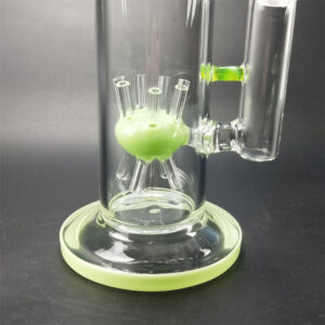 13" Straight Sprinkler Perc Glass Bong/Bongs For Sale | Free NZ Shipping