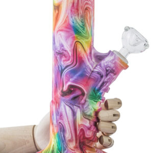 14.5" Detachable Straight Tube Silicone Bong For Sale | Free NZ Shipping