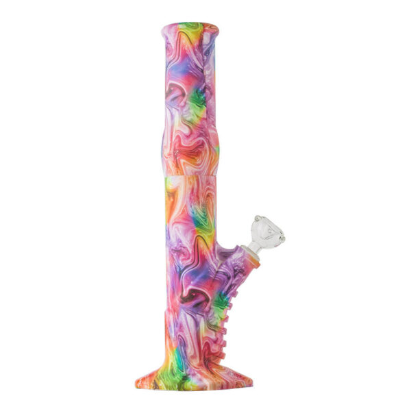 14.5" Detachable Straight Tube Silicone Bong For Sale | Free NZ Shipping