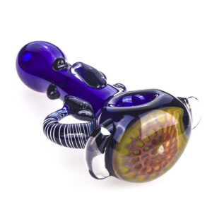 Fumed Honeycomb Glass Pipe Horns | Weed Bowls For Sale | Free NZ Shipping