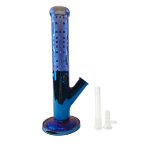 14" Colored Straight Tube Glass Bong/Bongs For Sale | Free NZ Shipping