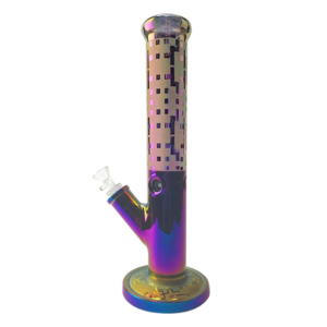 14" Colored Straight Tube Glass Bong/Bongs For Sale | Free NZ Shipping