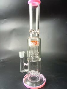 14 Double Percolator Glass BongWater Pipes For Sale  Free NZ Shipping