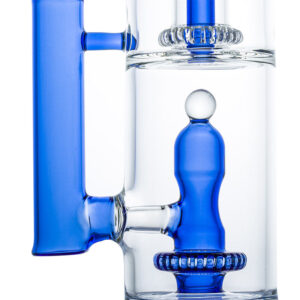 14" Double Showerhead Perc Glass Water Bong For Sale | Free NZ Shipping