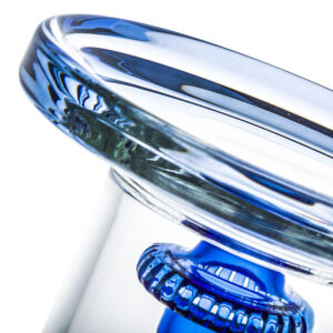 14" Double Showerhead Perc Glass Water Bong For Sale | Free NZ Shipping