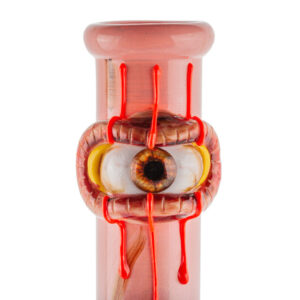 14" Glow-In-The-Dark Horror Glass Bong/Bongs For Sale | Free NZ Shipping