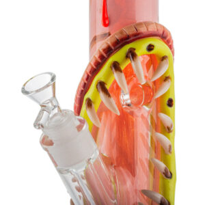 14" Glow-In-The-Dark Horror Glass Bong/Bongs For Sale | Free NZ Shipping
