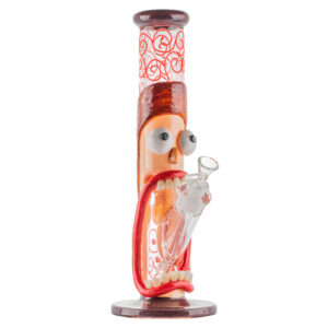 14" Glow-In-the-Dark Rick&Morty Glass Bong For Sale | Free NZ Shipping