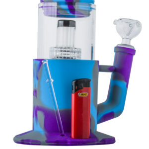 14 Showerhead Perc Silicone Bong  Water Pipe For Sale Free NZ Shipping