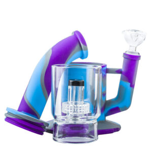 14 Showerhead Perc Silicone Bong  Water Pipe For Sale Free NZ Shipping