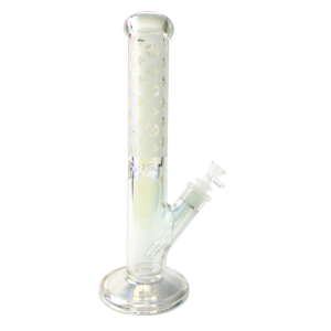 14" Straight Neck Painting Glass Bong/Bongs For Sale | Free NZ Shipping