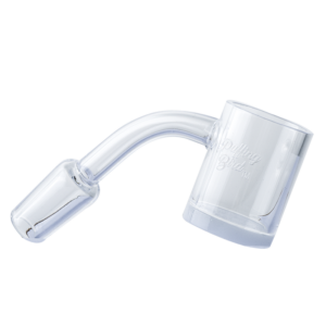 14mm Male 45Degree White Bottom Quartz Banger For Sale  Free NZ Shipping