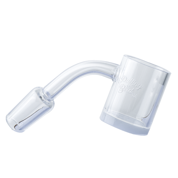 14mm Male 45Degree White Bottom Quartz Banger For Sale  Free NZ Shipping