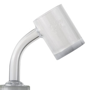 14mm Male 45Degree White Bottom Quartz Banger For Sale  Free NZ Shipping