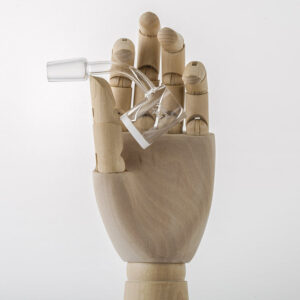 14mm Male 45Degree White Bottom Quartz Banger For Sale  Free NZ Shipping