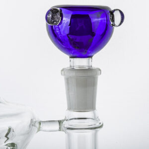 14mm Male Cobalt Round Bong Bowl