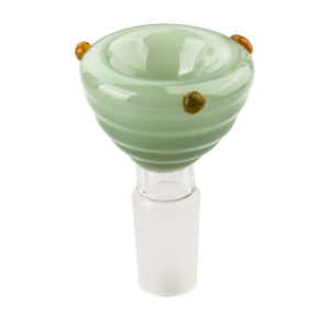 14mm Male Green Thick Glass Bong Bowl | For Sale | Free NZ Shipping