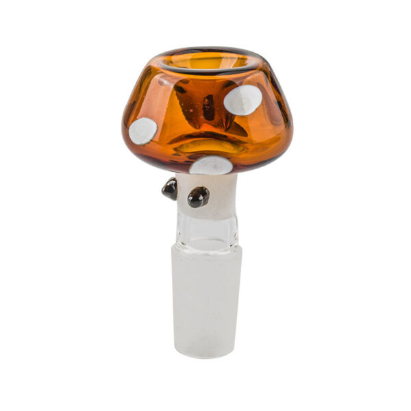 14mm Male Brown Mushroom Bong Bowl | For Sale | Free NZ Shipping
