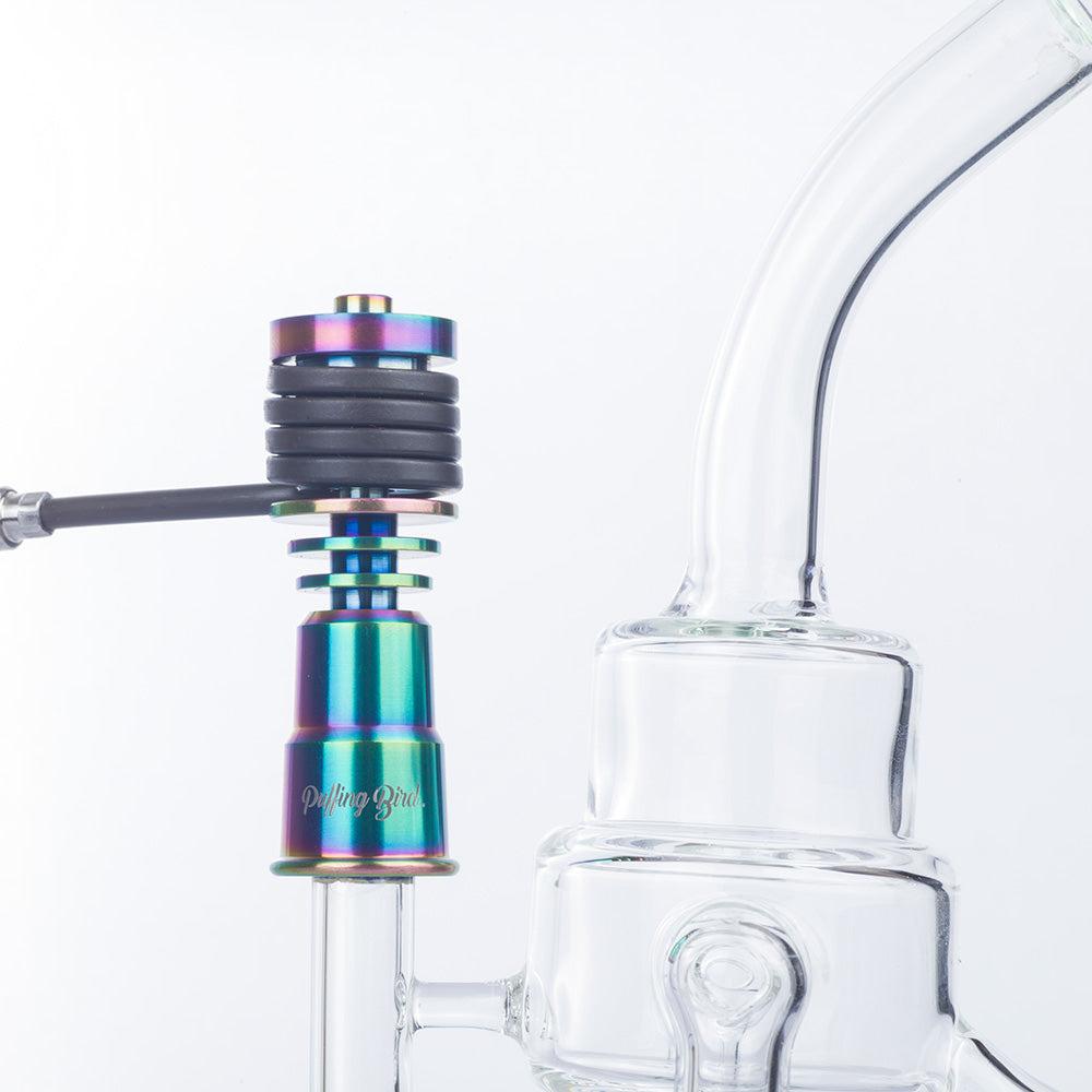 14mm 18mm Female Titanium Nail For 16mm Enail Heating Coil - Enail Dab Kit Accessories For Sale - Puffing Bird - Online Headshop