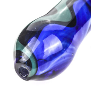Fumed Color Changing Glass Spoon Pipe w/ Swirl Pattern | Free NZ Shipping
