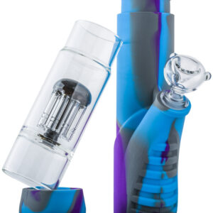 15 Glass Tree Perc Silicone BongWater Pipe For Sale  Free NZ Shipping