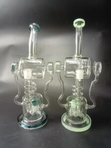 15" Spiral Coil Recycler Bong/Water Pipes For Sale | Free NZ Shipping