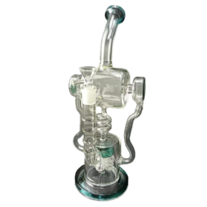 15" Spiral Coil Recycler Bong/Water Pipes For Sale | Free NZ Shipping
