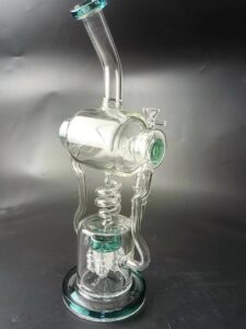 15" Spiral Coil Recycler Bong/Water Pipes For Sale | Free NZ Shipping