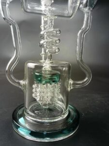 15" Spiral Coil Recycler Bong/Water Pipes For Sale | Free NZ Shipping