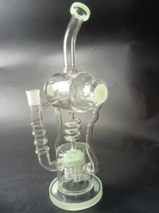 15" Spiral Coil Recycler Bong/Water Pipes For Sale | Free NZ Shipping