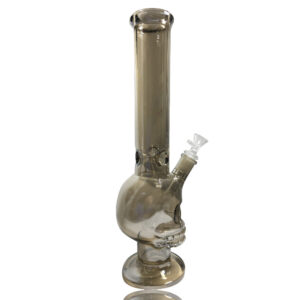 15" Straight Skull Glass Bong | Water Pipes For Sale | Free NZ Shipping