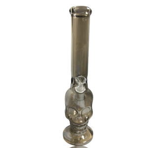 15" Straight Skull Glass Bong | Water Pipes For Sale | Free NZ Shipping