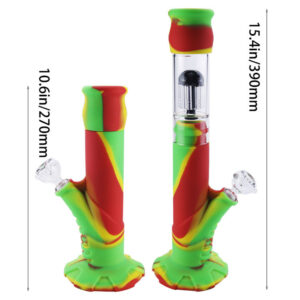 15"Tree Perc Silicone Water Bong For Sale | Free NZ Shipping | Smoke Shop