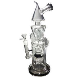 15" Triangle Recycler Glass Bong/Water Pipes For Sale | Free NZ Shipping
