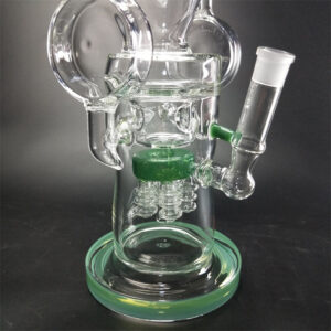 15" Triangle Recycler Glass Bong/Water Pipes For Sale | Free NZ Shipping