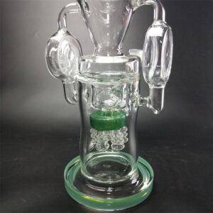 15" Triangle Recycler Glass Bong/Water Pipes For Sale | Free NZ Shipping