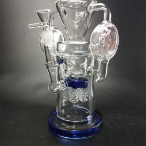 15" Triangle Recycler Glass Bong/Water Pipes For Sale | Free NZ Shipping