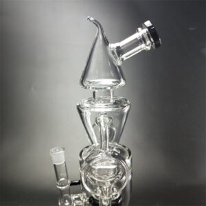 15" Triangle Recycler Glass Bong/Water Pipes For Sale | Free NZ Shipping
