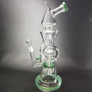 15" Triangle Recycler Glass Bong/Water Pipes For Sale | Free NZ Shipping