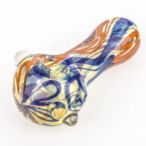 Fumed Glass Spoon Pipe w/ Marbles | Weed Bowls For Sale |Free NZ Shipping