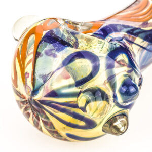 Fumed Glass Spoon Pipe w/ Marbles | Weed Bowls For Sale |Free NZ Shipping