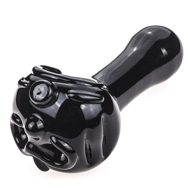 Totem Theme Black Glass Pipe For Sale | Best Smoke Shop |Free NZ Shipping
