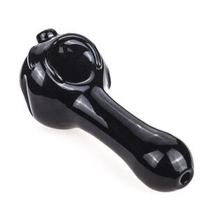 Totem Theme Black Glass Pipe For Sale | Best Smoke Shop |Free NZ Shipping