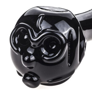 Totem Theme Black Glass Pipe For Sale | Best Smoke Shop |Free NZ Shipping
