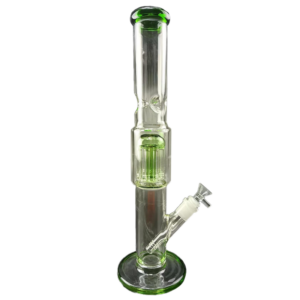 16" Green Tree Perc Glass Bong/Water Pipes For Sale | Free NZ Shipping