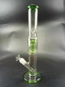 16" Green Tree Perc Glass Bong/Water Pipes For Sale | Free NZ Shipping