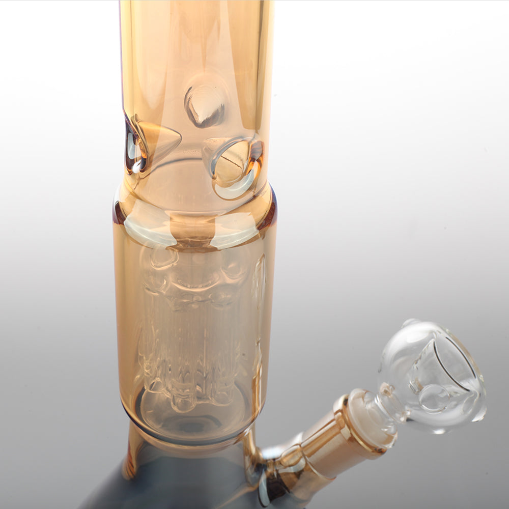 16_Tree_Perc_Ice_Catcher_Glass_Bong_Mail_Puffing_Bird_Percolator_Detail_d82330c5-caba-48b5-95b2-bb39d8079830 16" Tree Perc Gold Colored Beaker Glass Bong For Sale | Free NZ Shipping