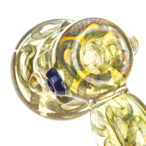 Swirl Fumed Glass Hammer Donut Bubbler/Pipe For Sale | Free NZ Shipping