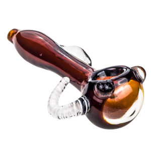Glass Spoon Pipe with Glass Horns | Weed Bowls For Sale |Free NZ Shipping
